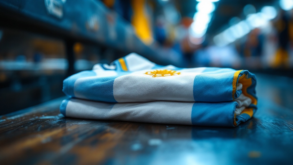 Gráfico de dados original da Golmetria sobre novidade de Argentina na Copa do Mundo, em estilo premium de jornalismo de dados; sem fotos reais, sem semelhança de pessoas reais e sem escudos.