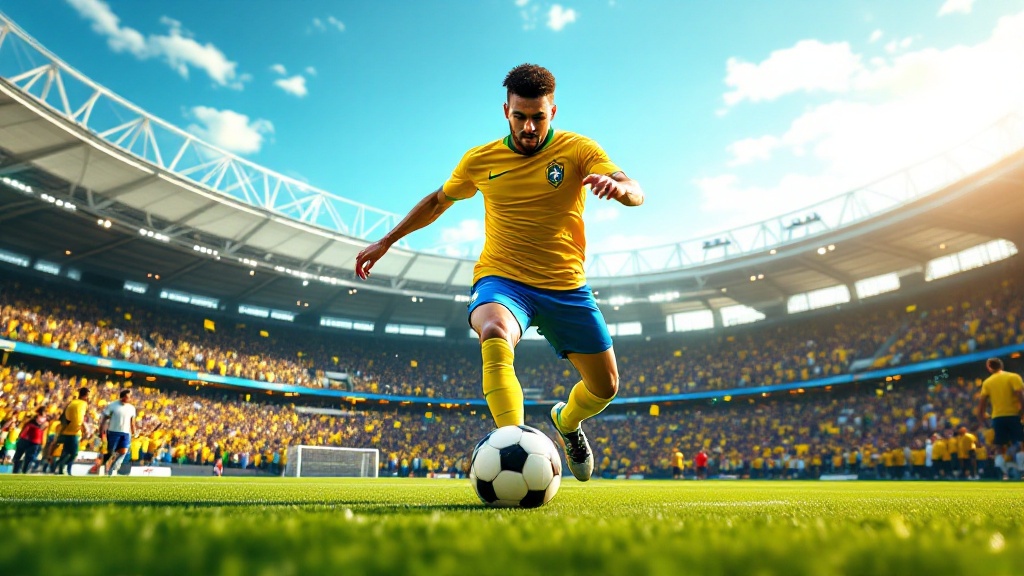 Gráfico de dados original da Golmetria sobre escalação de Brasil na Copa do Mundo, em estilo premium de jornalismo de dados; sem fotos reais, sem semelhança de pessoas reais e sem escudos.