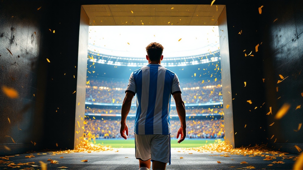 Gráfico de dados original da Golmetria sobre novidade de Argentina na Copa do Mundo, em estilo premium de jornalismo de dados; sem fotos reais, sem semelhança de pessoas reais e sem escudos.