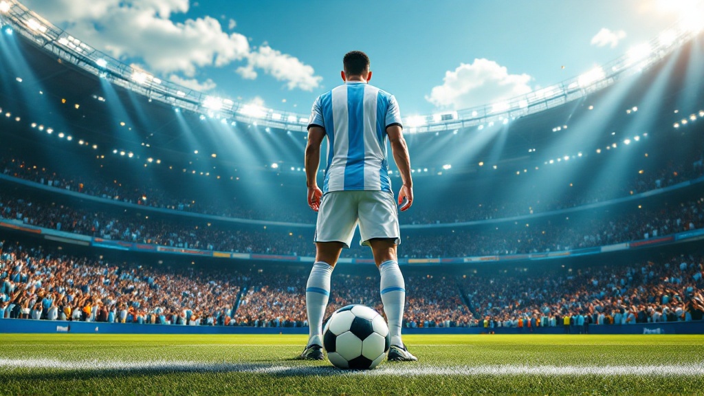 Gráfico de dados original da Golmetria sobre novidade de Argentina na Copa do Mundo, em estilo premium de jornalismo de dados; sem fotos reais, sem semelhança de pessoas reais e sem escudos.