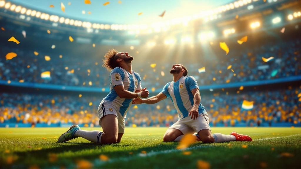 Gráfico de dados original da Golmetria sobre novidade de Argentina na Copa do Mundo, em estilo premium de jornalismo de dados; sem fotos reais, sem semelhança de pessoas reais e sem escudos.